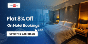 Flat 8% Off on Hotel Bookings