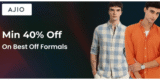 Min 40% Off On Best Off Formals