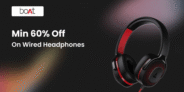 Min 60% Off On Wired Headphones