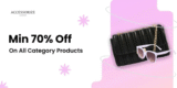 Min 70% Off On All Category Products