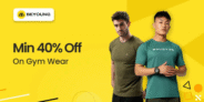 Min 40% Off On Gym Wear