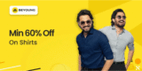Min 60% Off on Shirts
