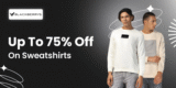 Up To 75% Off On Sweatshirts