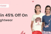 Min 45% Off On Nightwear