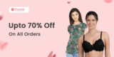 Up To 70% Off On All Orders